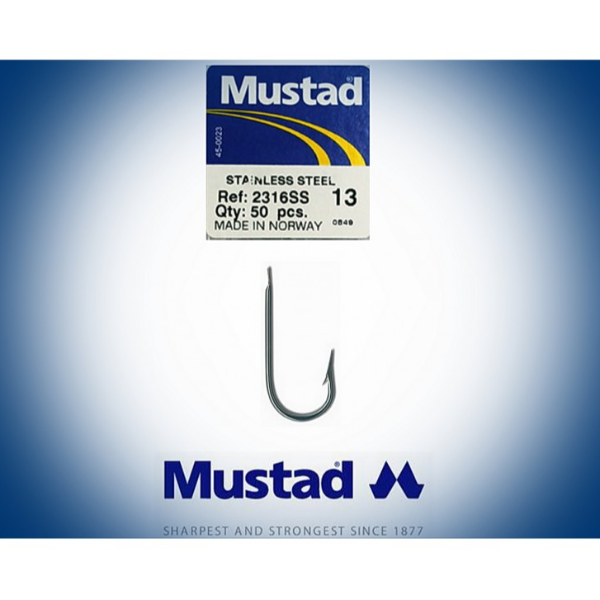  MUSTAD 2316 S HOOKS No10