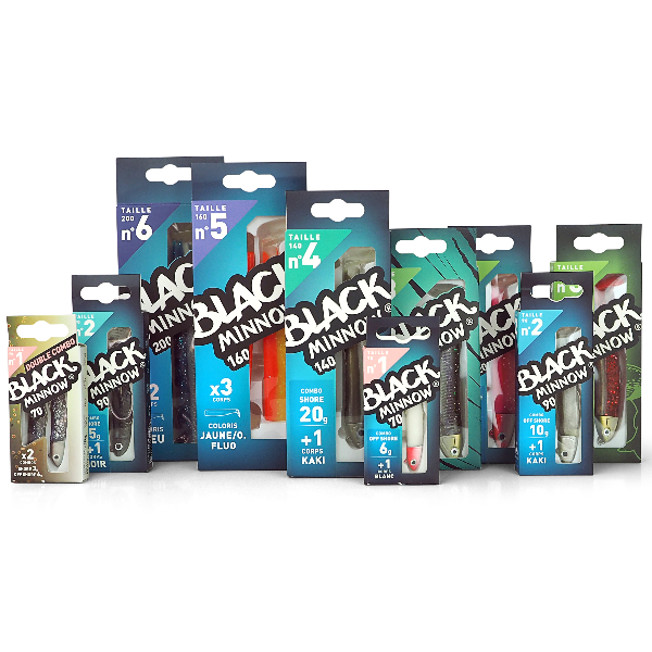 ΣIΛΙΚOΝΗ FIIISH BLACK MINNOW COMBO