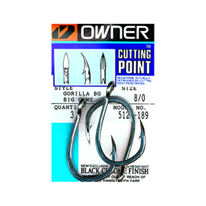 OWNER 5128-179 7/0  HOOKS PACK OF  4 PCS